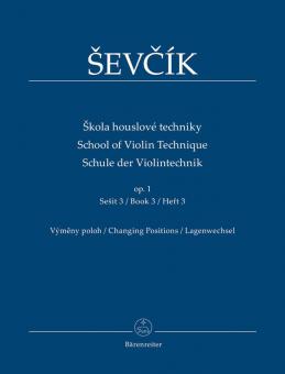 Schule der Violintechnik op. 1 Heft 3 Standard