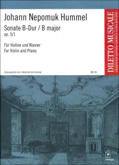 Sonate B-Dur op. 5/1 Op. 5/1 
