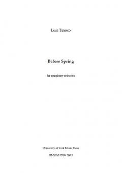 Before Spring 