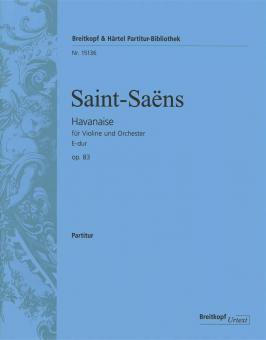 Havanaise E-Dur op. 83 