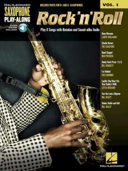 Saxophone Play-Along Vol. 1: Rock 'N' Roll 