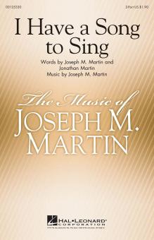 I Have A Song To Sing Standard