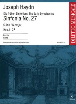 Sinfonia No. 27 G major Hob. I:27 