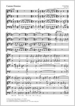 Cantate Domino mixolydisch Standard