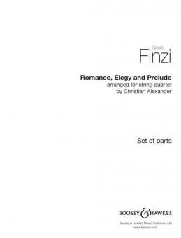 Romance, Elegy and Prelude 