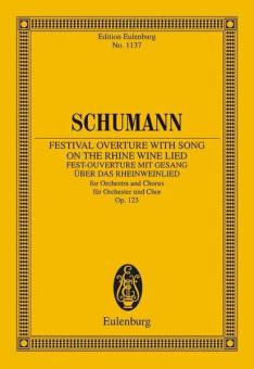 Festival Overture With Song on the Rhine Wine Lied op. 123 Standard