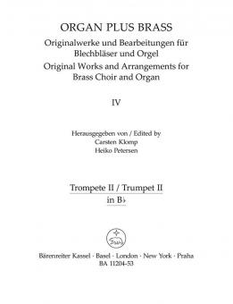 Organ Plus Brass 4: Cathedral Sounds 