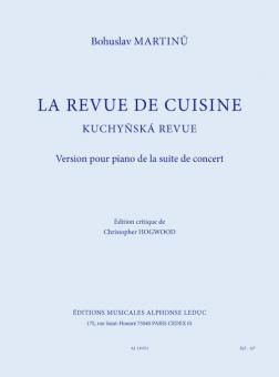 Martinu: La revue de cuisine pour piano 