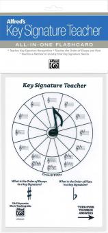 Alfred's Key Signature Teacher: All-In-One Flashcard (White) 