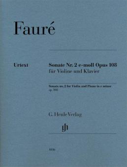 Sonata no. 2 for Violin and Piano in e minor op. 108 