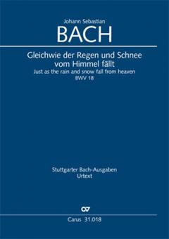 Gleichwie der Regen und Schnee vom Himmel fällt Standard