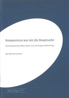Komponieren war mir die Hauptsache 