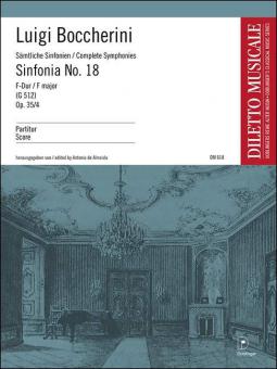 Sinfonia Nr. 18 F-Dur G 512 op. 35/4 