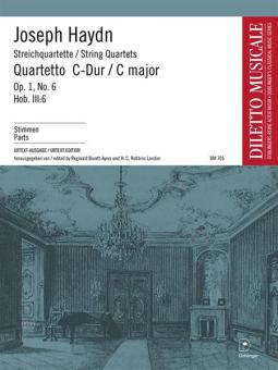 String quartet C major Hob. III:6 op. 1/6 