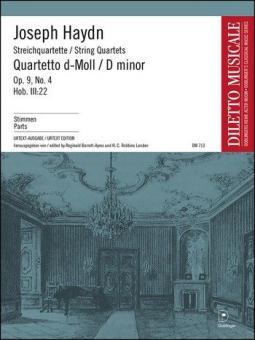 String quartet D minor Hob. III:22 op. 9/4 