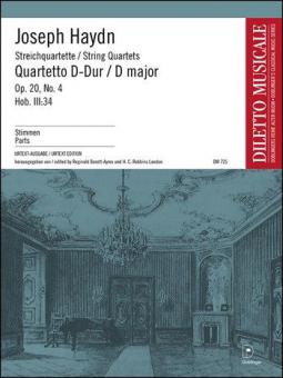 String quartet D major Hob. III:34 op. 20/4 