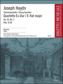 String quartet E flat major Hob. III:38 op. 33/2 