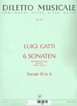 Sonata Nr. 3 A-Dur 