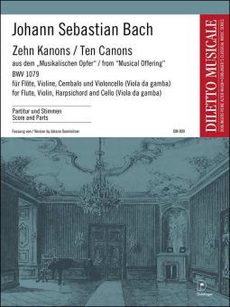 10 Kanons aus dem 'Musikalischen Opfer' BWV 1079 