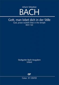 Gott, man lobet dich in der Stille Standard