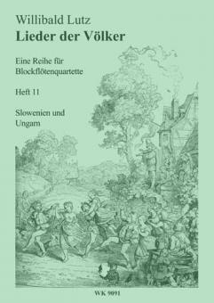 Lieder der Völker, Blockflötenquartette, Heft 11 