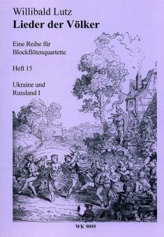 Lieder der Völker, Blockflötenquartette, Heft 15 