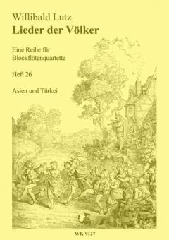 Lieder der Völker, Blockflötenquartette, Heft 26 