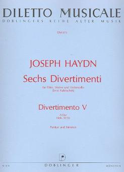 Divertimento V A major Ohb. IV:10 