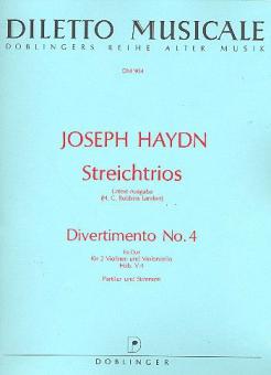 String Trio No. 4 E flat major Hob. V:4 