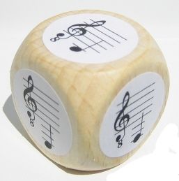 Notenwürfel für Gitarre 