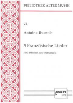 5 Französische Lieder 