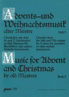 Music for Advent and Christmas by old Masters, Book 5 