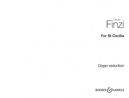 For St Cecilia op. 30 