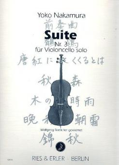 Suite Nr. 3 für Violoncello solo 
