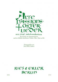 Alte Passions- und Osterlieder aus fünf Jahrhunderten 