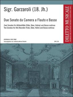 Duo Suonate da Camera g-Moll, d-Moll 