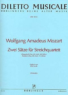 2 Sätze für Streichquartett 