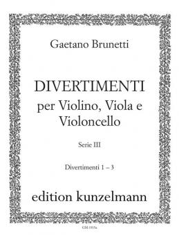 6 Divertimenti Serie III, Heft 1 