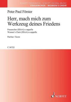 Herr, mach mich zum Werkzeug deines Friedens Standard