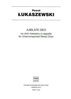Jubilate Deo 