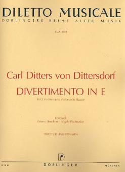 Divertimento in E 