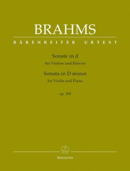 Sonata para violín y piano en re menor op. 108 Standard