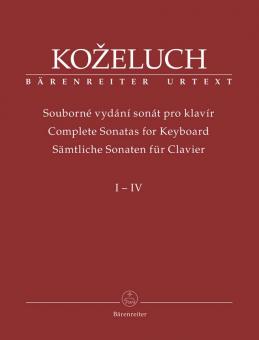 Sämtliche Sonaten für Klavier Bände 1-4 