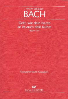 Gott, wie dein Name, so ist auch dein Ruhm Standard