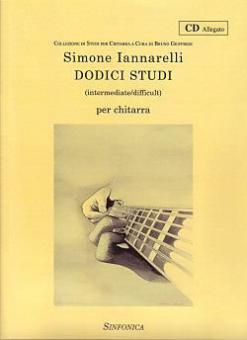 Dodici Studi Intermediate/Difficult per Chitarra 