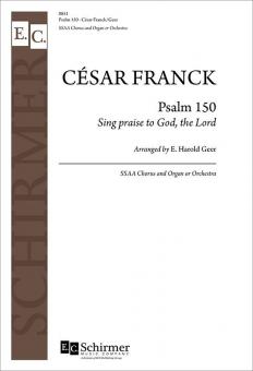 The Psalm 150: Sing Praise To God Lord 