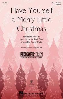 Have Yourself A Merry Little Christmas Standard