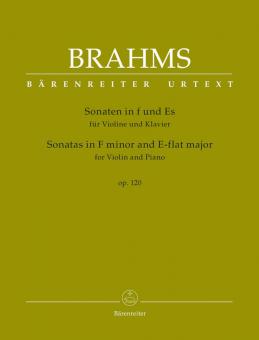 Sonatas in F minor and E-flat major op. 120 Standard
