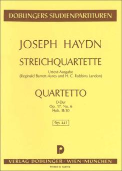 String quartet D major Hob. III:30 op. 17/6 