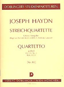String quartet G minor Hob. III:33 op. 20/3 